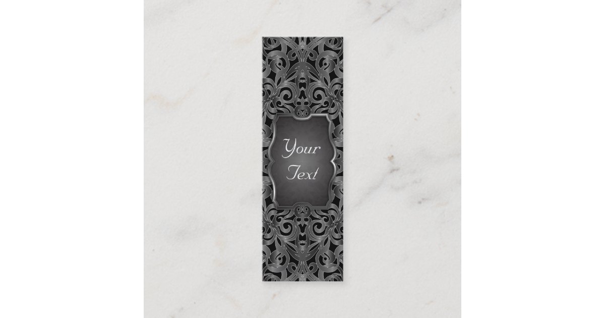 Bookmark Business Card Floral abstract background | Zazzle.com