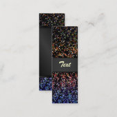 Bookmark Business Card Glitter Graphic Background (Front/Back)