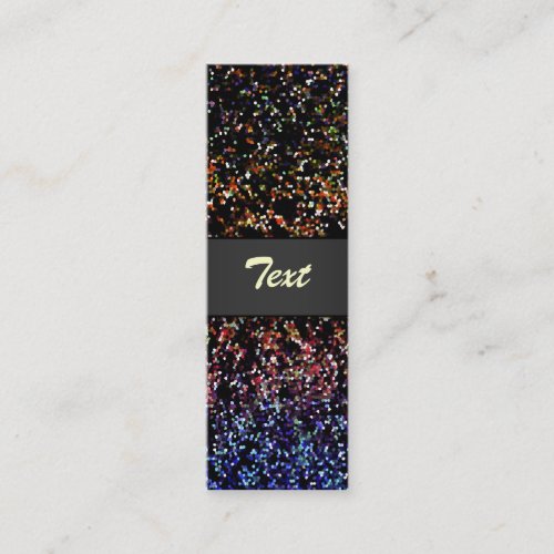 Bookmark Business Card Glitter Graphic Background