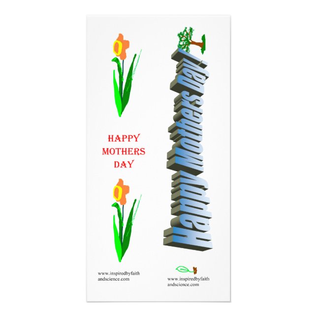 bookmark card for Mothers' Day (Front)