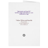 Bookmark card - Idian Mermaid Girl (Back)