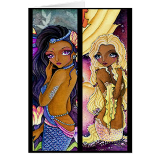 Bookmark card - Idian Mermaid Girl