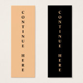 Bookmark Continue Here (Front & Back)
