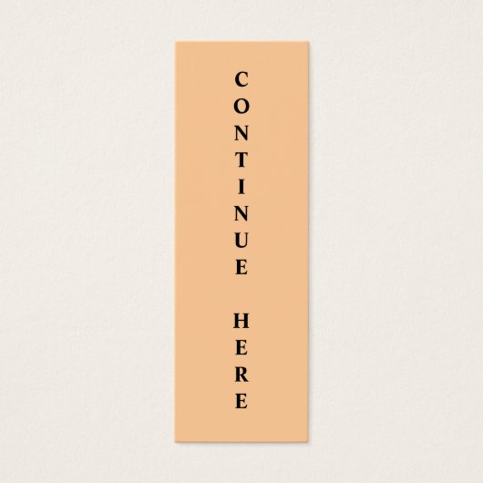 Bookmark Continue Here (Front)