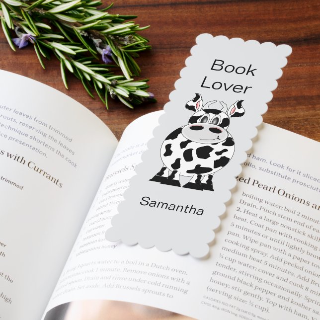 Bookmark Cow Design (Book)