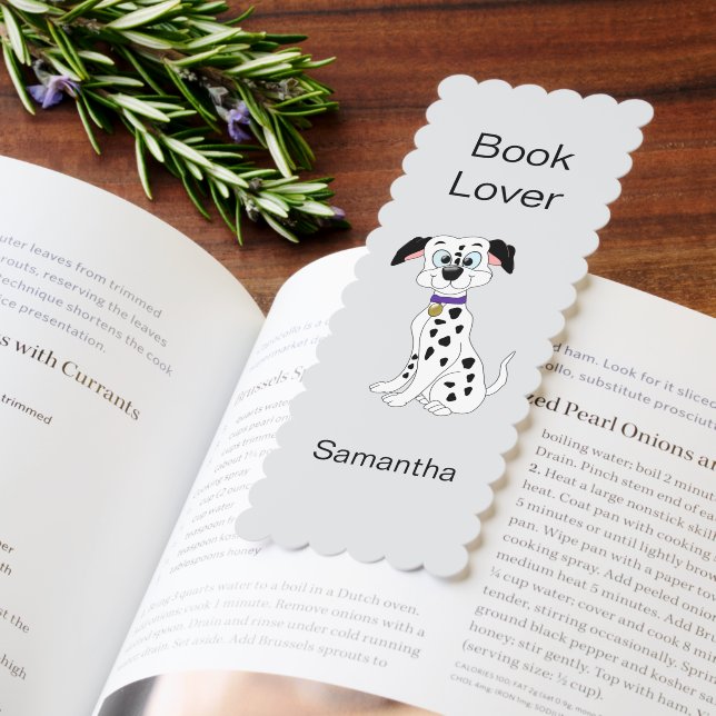 Bookmark Dalmatian Dog Design (Book)