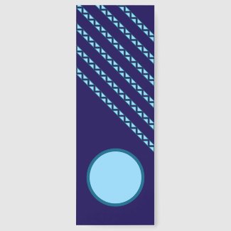 Bookmark - Diagonal Lines and Circle