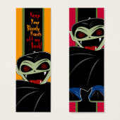 Bookmark Dracula Vampire Halloween Bloody Custom (Front & Back)