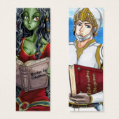 Bookmark Dragon and Knight (Front & Back)