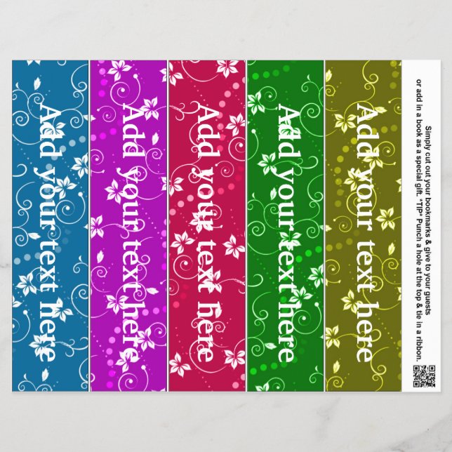 Bookmark Favors for Any Occasion Party Favors Flyer (Front)