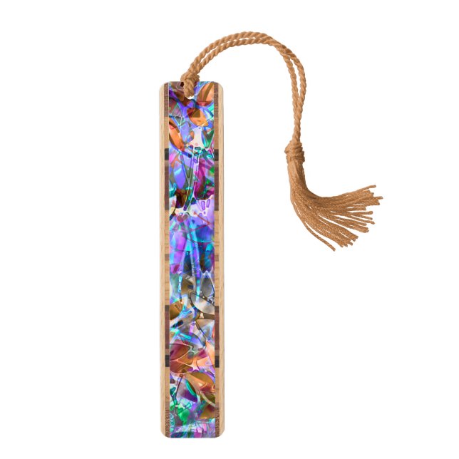 Bookmark Floral Stained Glass (Front)
