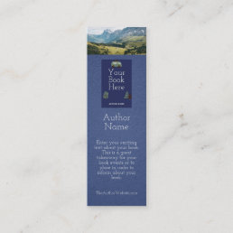 Bookmark for Adventure Fiction Book Signing Mini Business Card