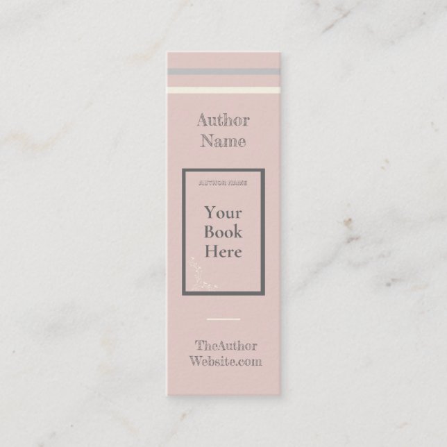 Bookmark for Children's book or Romance Mini Business Card (Front)