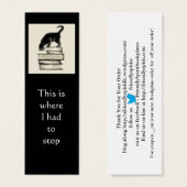 Bookmark for customers (Front & Back)