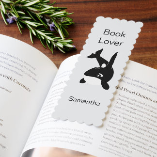 Bookmark Orca Killer Whale Design