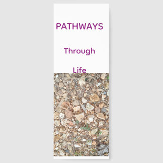 Bookmark Pathways Through Life graveled trail.
