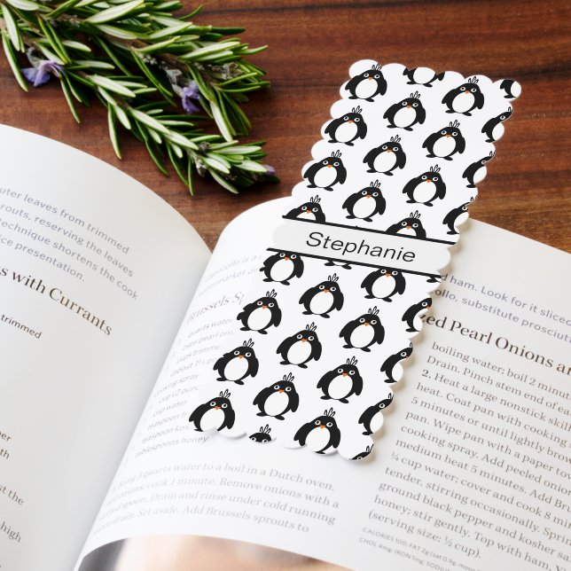 Bookmark Penguins Design (Book)