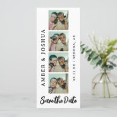 Bookmark Photo Booth Modern Save The Date (Standing Front)