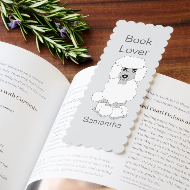 Bookmark Poodle Design (Book)