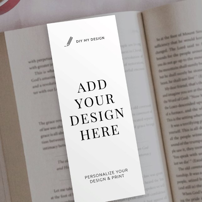 Bookmark Printing 2" x 5.6" Upload Your Design (upload your custom bookmark design for printing)