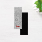 Bookmark Spiderweb Halloween Custom Name (Desk)
