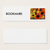 Bookmark, "Sunflowers" (Front & Back)