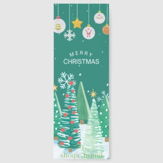 Bookmark with a Christmas theme