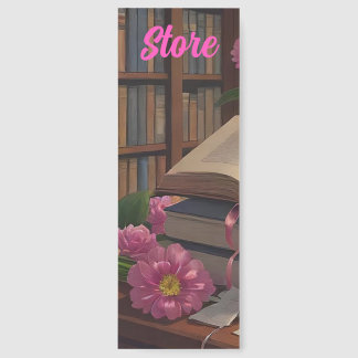Bookmark with flowers