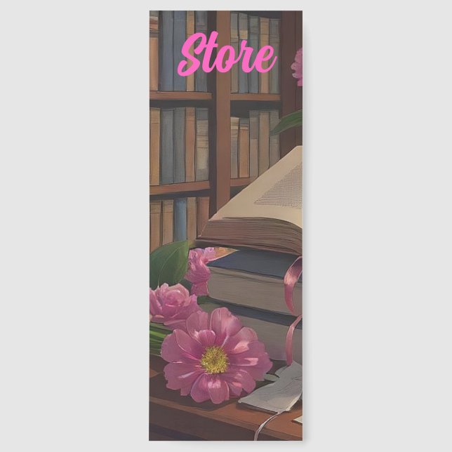 Bookmark with flowers (Front)