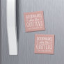 Bookmarks Are For Quitters Personalized Book Club Magnet