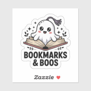 Bookmarks & Boos Sticker