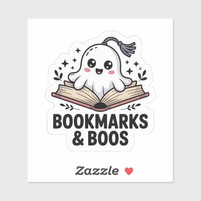 Bookmarks & Boos Sticker (Sheet)