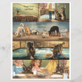 Bookmarks Dogs Love Waffles (Back)