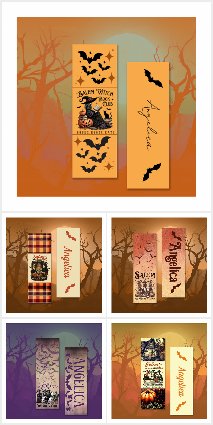 Bookmarks for the Spookiest of Book Clubs 