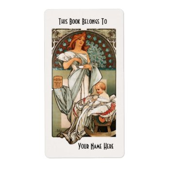 Bookplate by Vintagearian at Zazzle