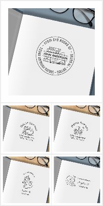 Bookplate Ink Stamps