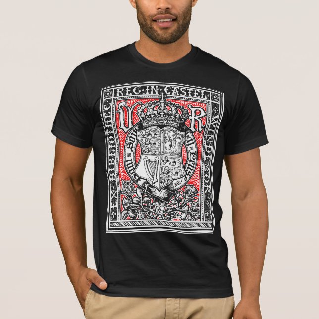 Bookplate Queen Victoria at Windsor Castle T-Shirt (Front)