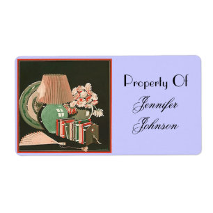Bookplates Books Belongings Property Of Your Name