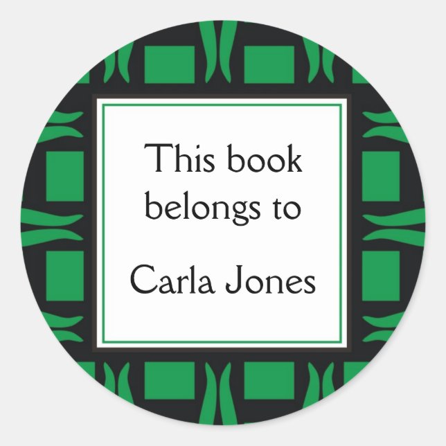 Bookplates Personalized (Front)