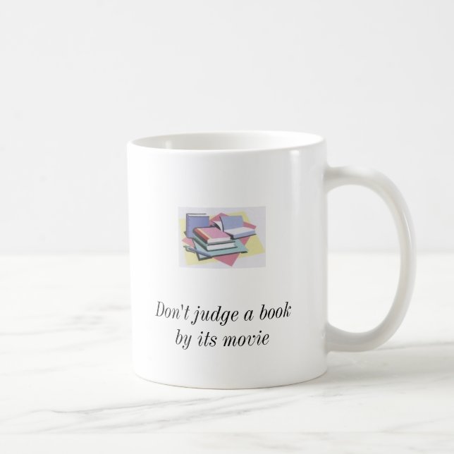 books2, books2, Don't judge a book by its movie... Coffee Mug (Right)