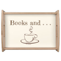 Books and a cuppa pillow