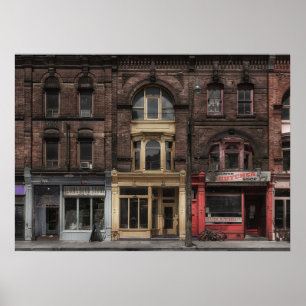 Books and Bistros and Butchers No 5 Color Version Poster