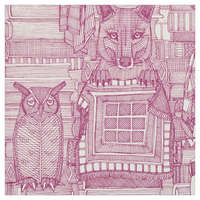 books and blankies cherry pearl fabric (Swatch)