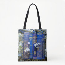Books and Blossoms Tote Bag Books and Blossoms Tote Bag