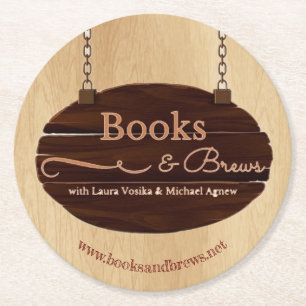 Books and Brews Coaster