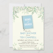 Books and Brunch Baby Shower Invitation (Front)