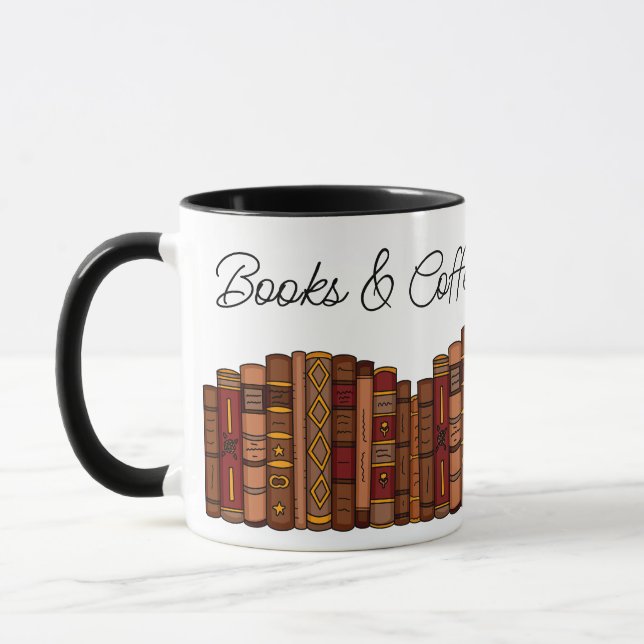 Books and Coffee are All I Need Mug (Left)