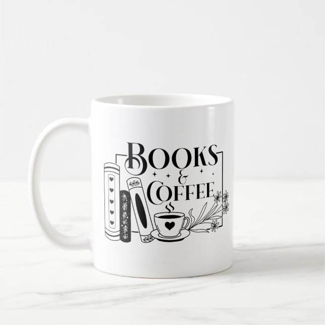 Books And Coffee Mug (Left)