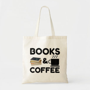 Books And Coffee Tote Bag