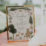 Books And Gifts Sign Boho Woodland Baby Shower<br><div class="desc">Help your guests find their way to the books and gifts table with this lovely woodland baby shower sign! Check out our entire collection to make your event planning complete!</div>